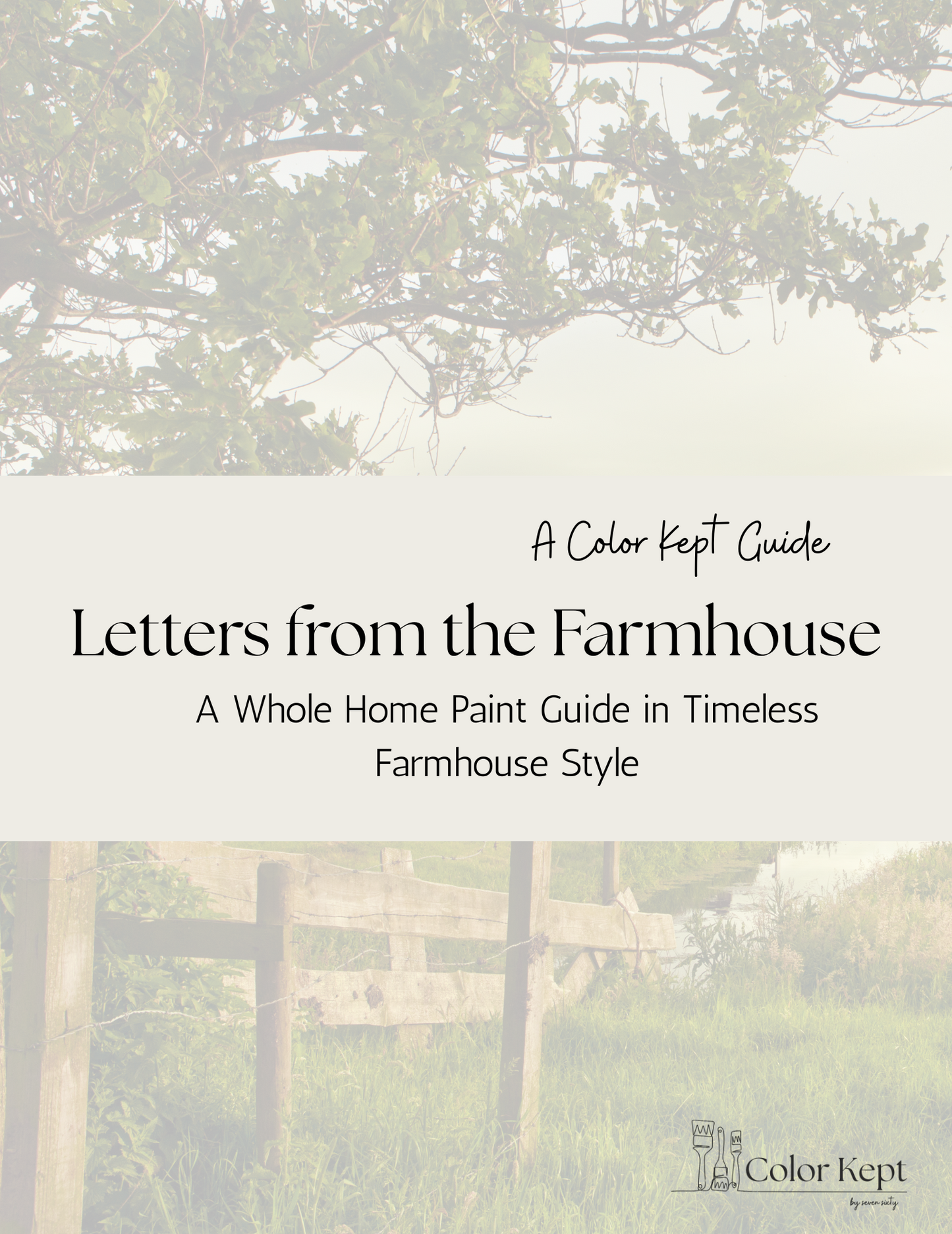 Letters From The Farmhouse COLOR KEPT PAINT GUIDE 2025